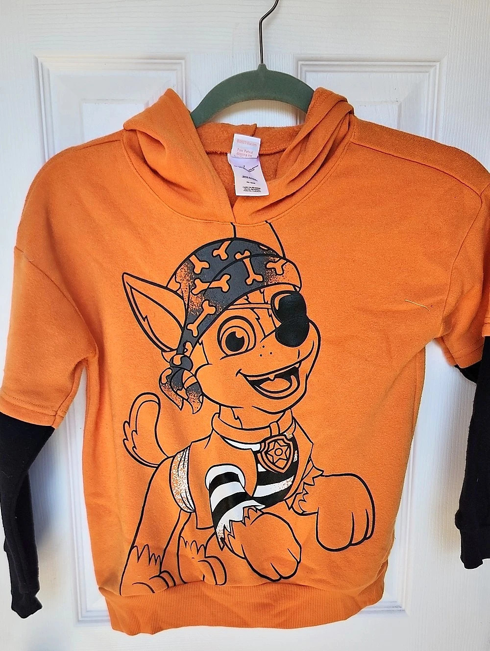 Nickelodeon Paw Patrol Marshall hoodie Boys Orange Paw Patrol Hoodie Like New